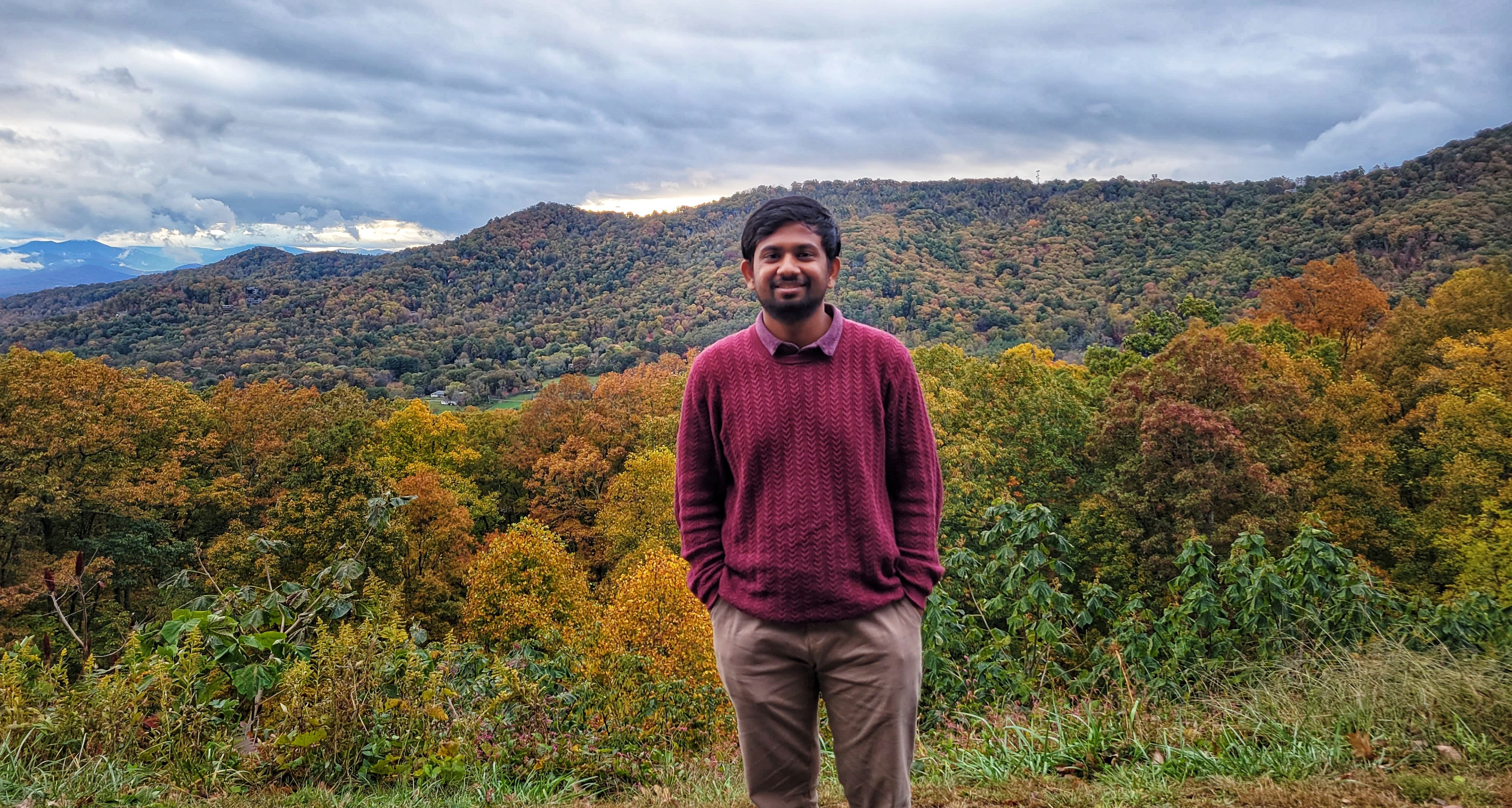 Me in Blue Ridge Parway, North Carolina, United States